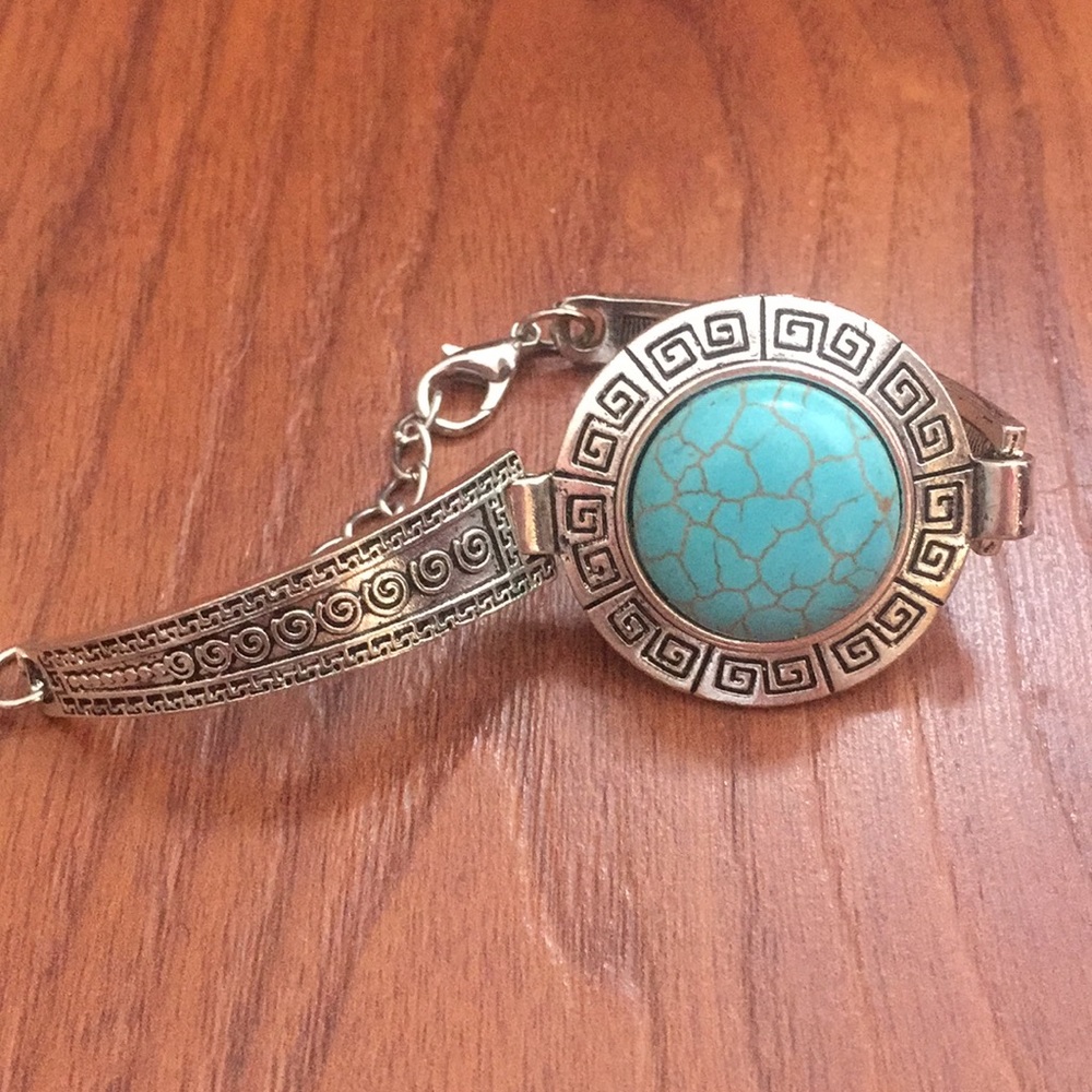 Bracelet silver and turquoise